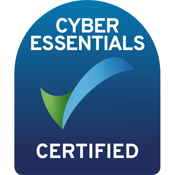 Cyber Essentials Certified logo – UK government-backed cyber security certification
